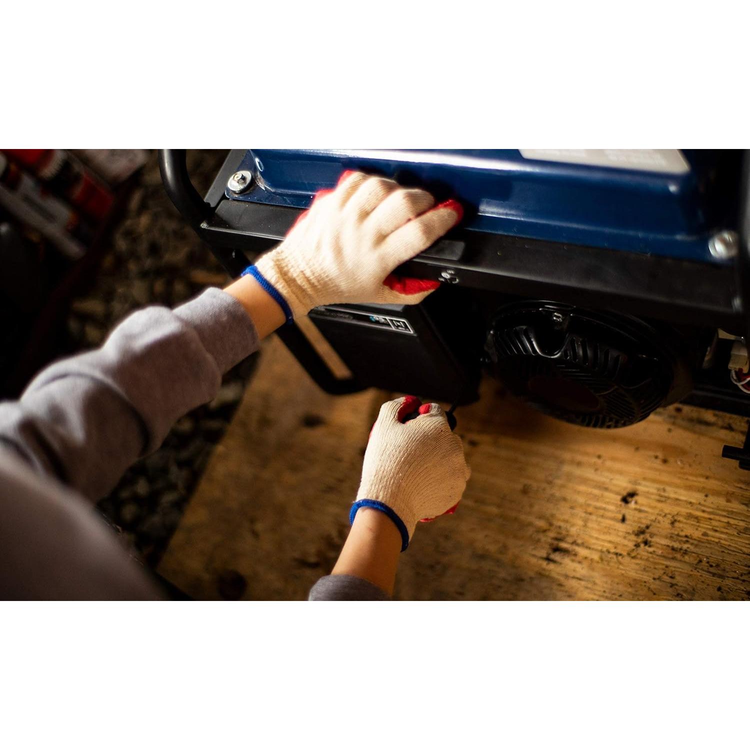 Guantes de Trabajo G & F 3106-10 Nitrilo Rojo 10 Pares