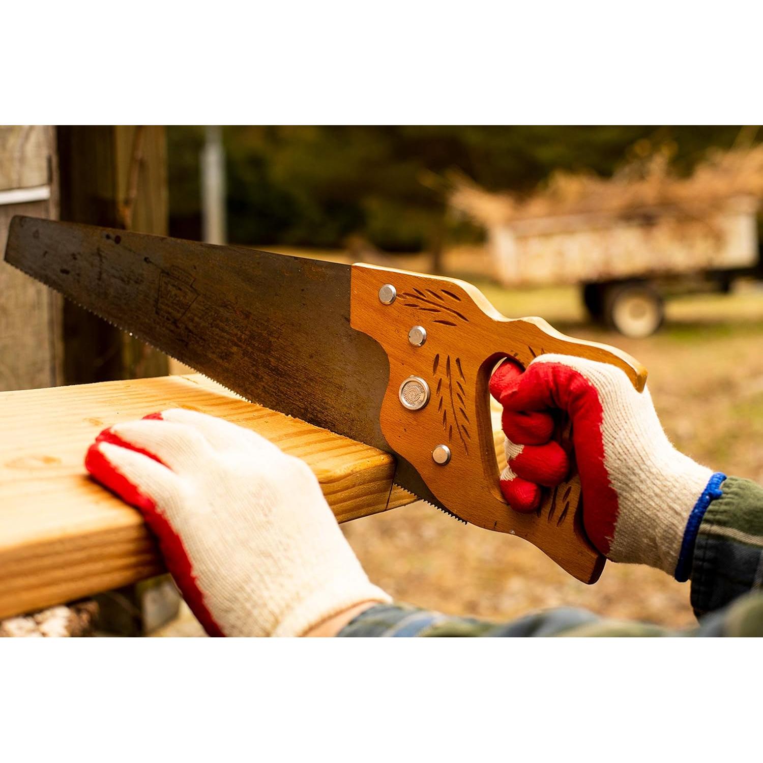 Guantes de Trabajo G & F 3106-10 Nitrilo Rojo 10 Pares