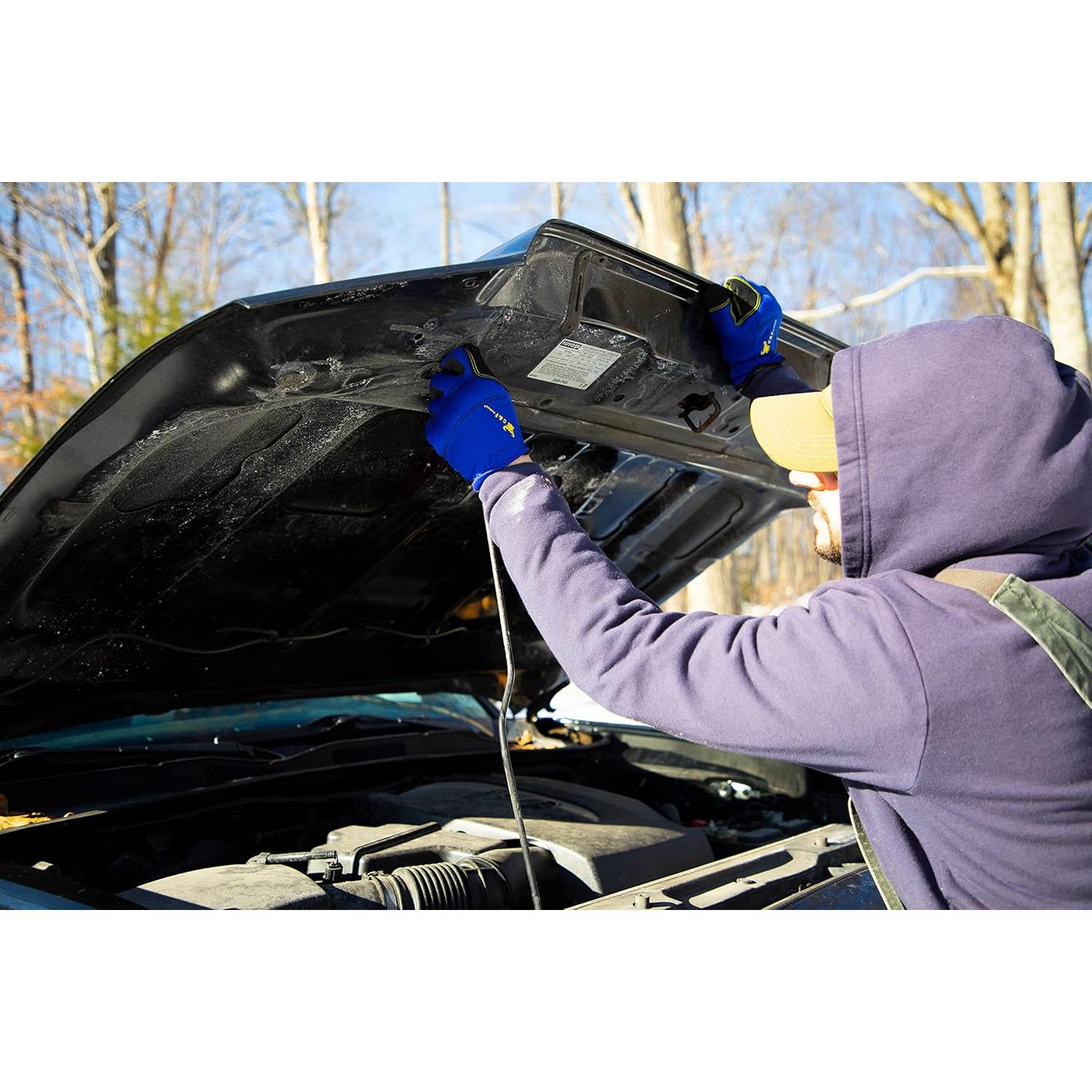 Guantes de Trabajo G & F Products Mecánicos 3 Pares Grandes