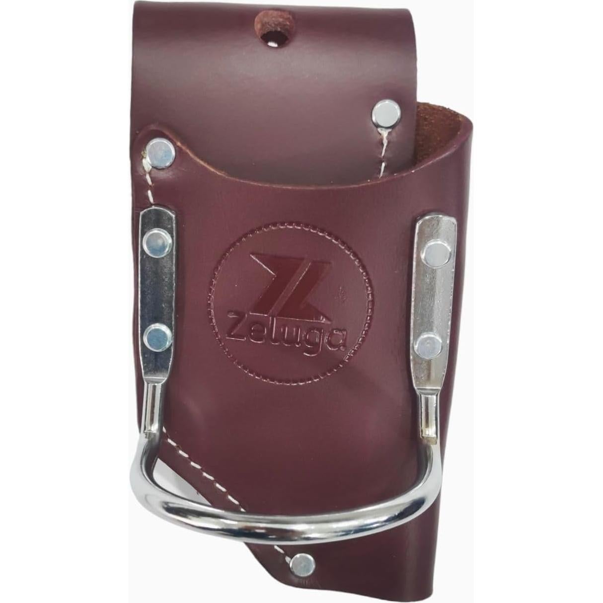 Cinturón de Herramientas Zeluga 20-171 Cuero Marrón 10 Bolsillos