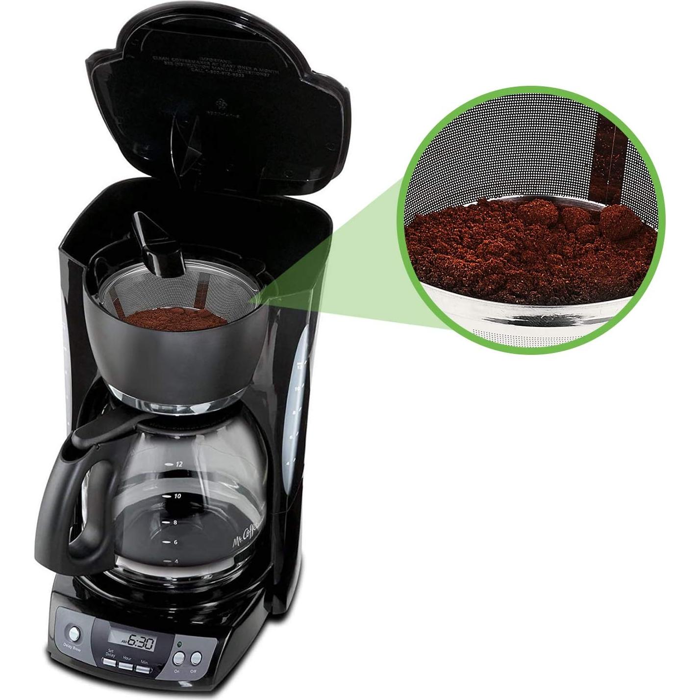 Filtro de café reutilizable YEOSEN 8-12 tazas acero inoxidable