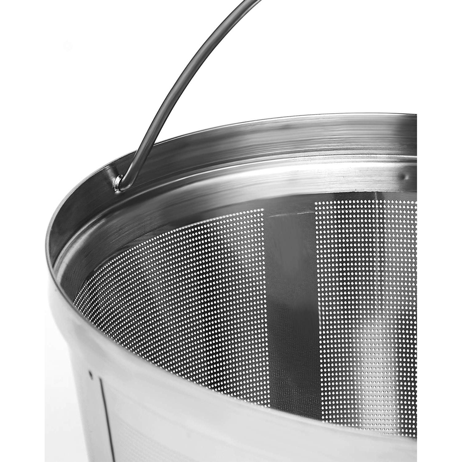 Filtro de café reutilizable YEOSEN 8-12 tazas acero inoxidable