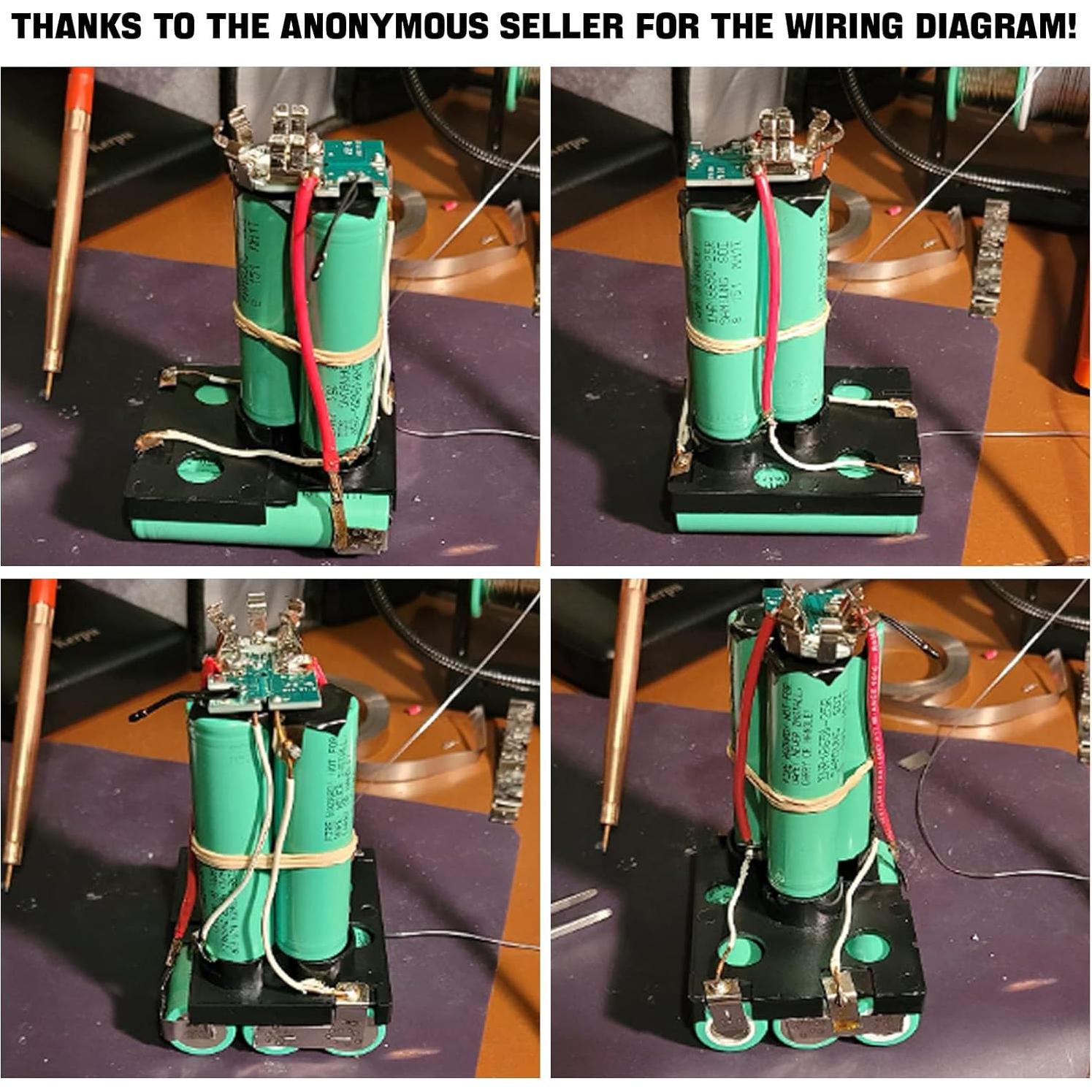 Carcasa de Batería Compatible Milwaukee M12 12V Reemplazo