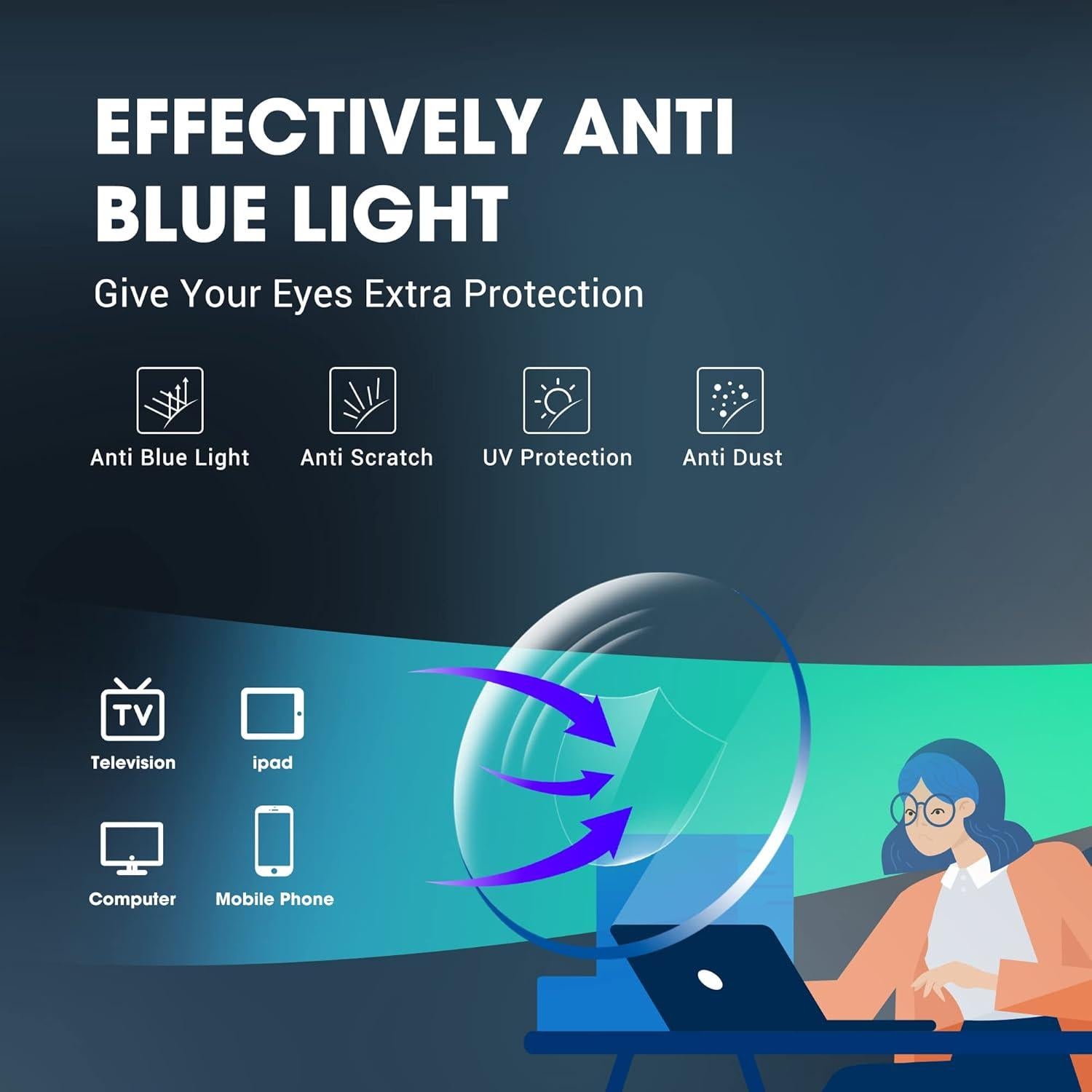 Gafas de Seguridad TOREGE Antivaho y Ajustables para Ojos