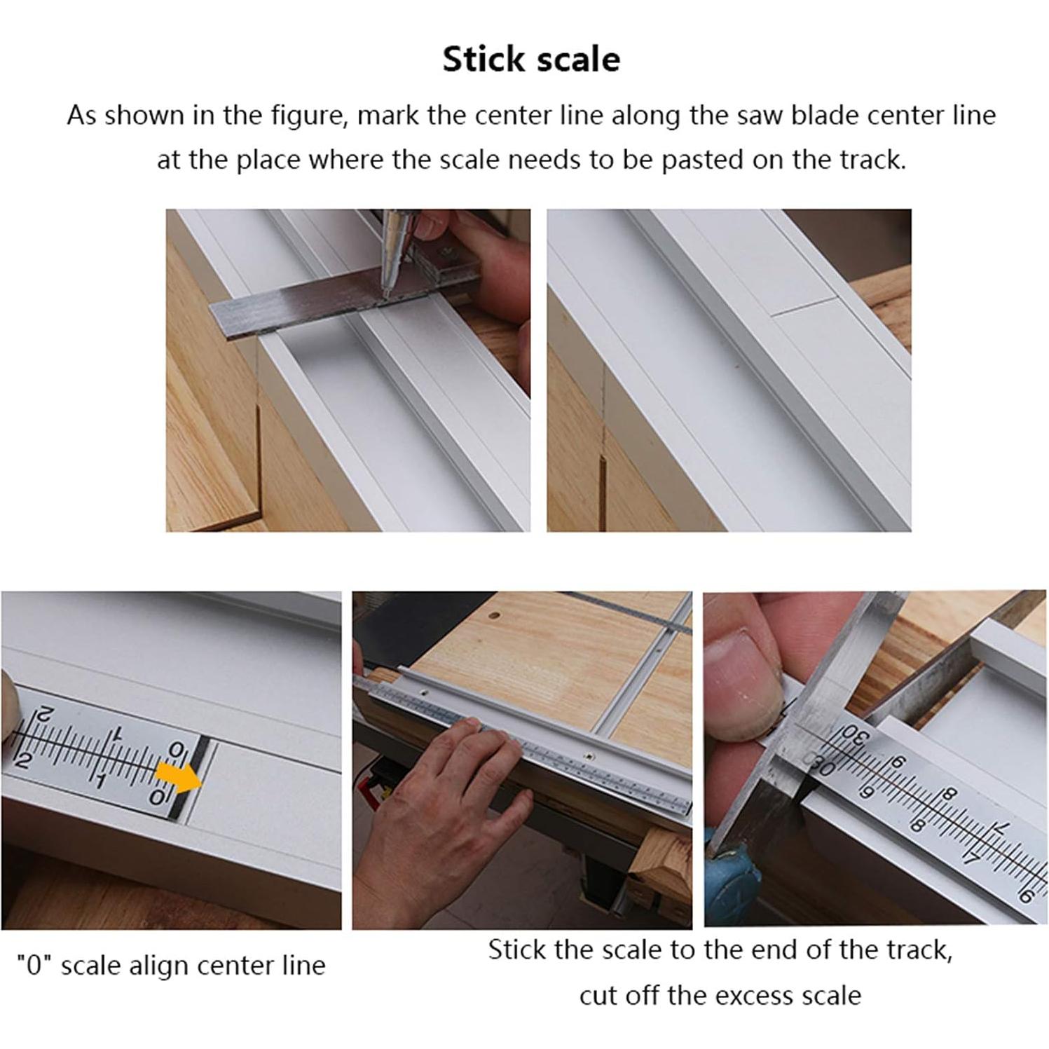 Riel de Inglete Tipo T 45mm Aluminio PerGar 1000mm Plateado
