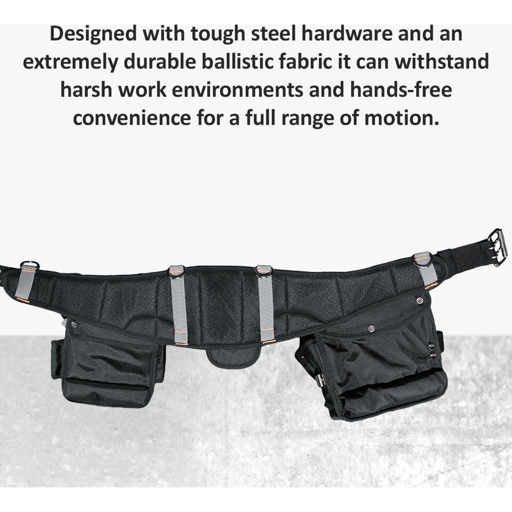Cinturón de Herramientas WOLF WTB300 Reforzado con 29 Bolsillos