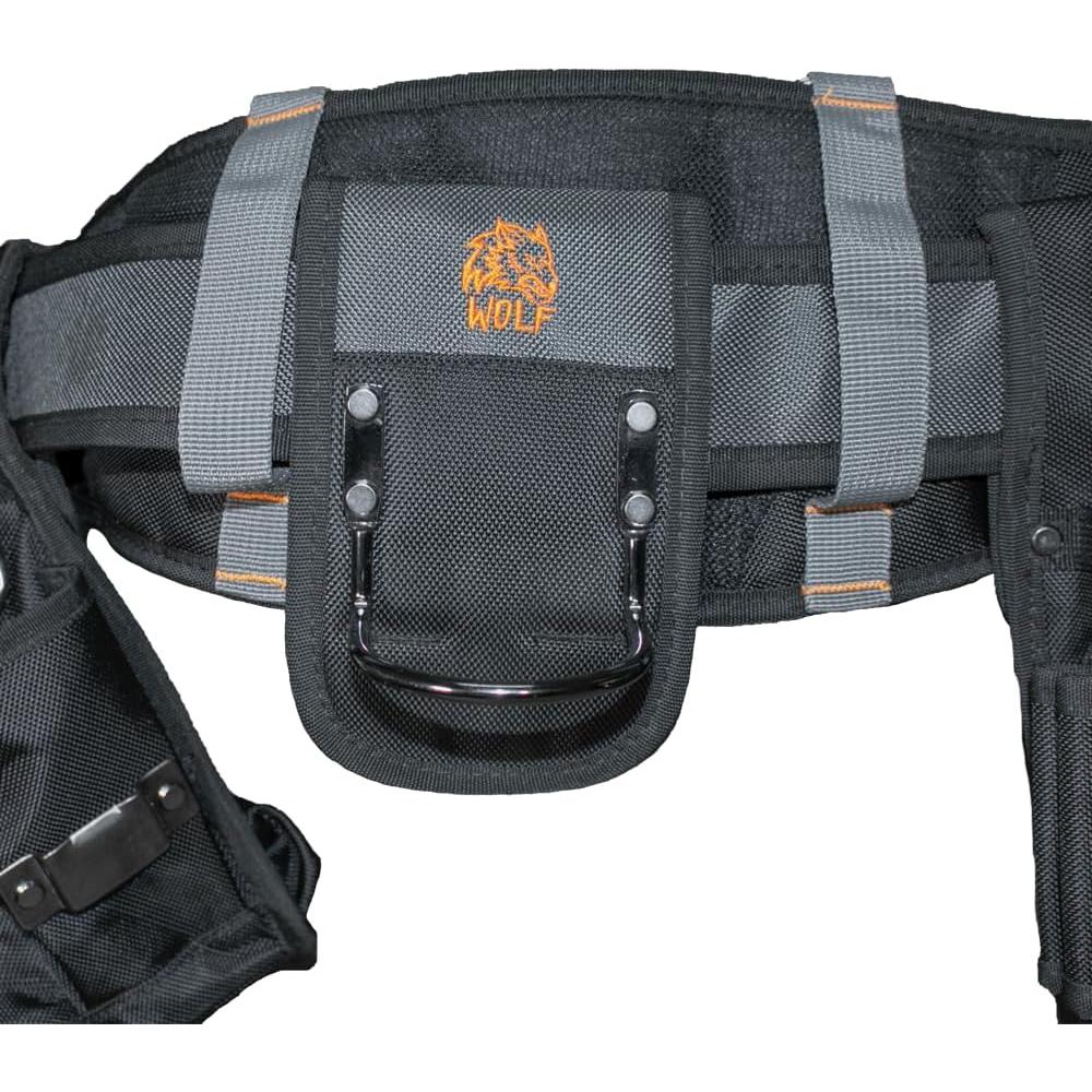 Cinturón de Herramientas WOLF WTB300 Reforzado con 29 Bolsillos