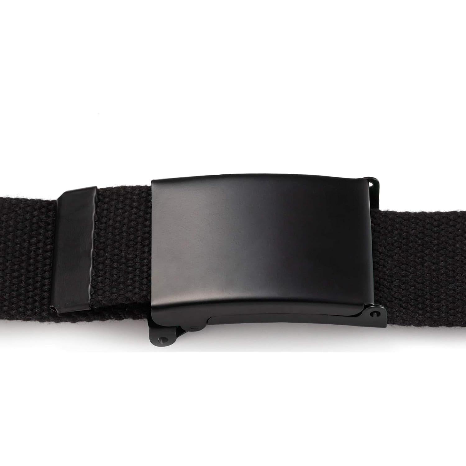 Cinturón de Lona Ajustable Mile High Life hasta 132 cm Negro