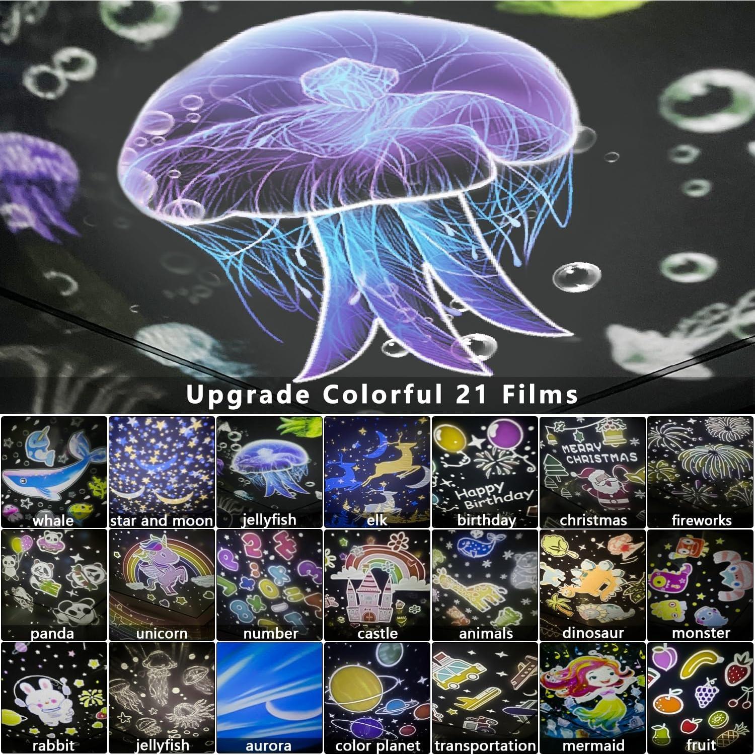 Proyector de Luz Nocturna Youkela CP-MNHG 21 Juegos de Películas