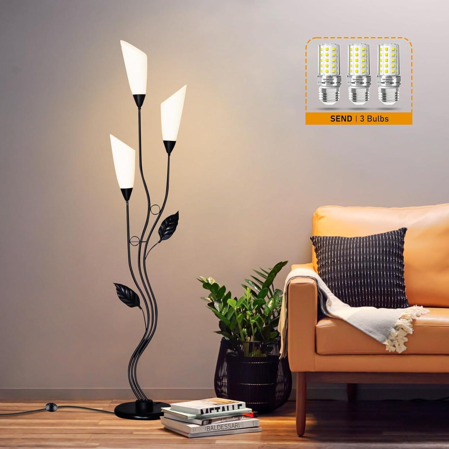 Lámpara de Pie JBZ Flower LED Regulable 1200LM 3 Temperaturas