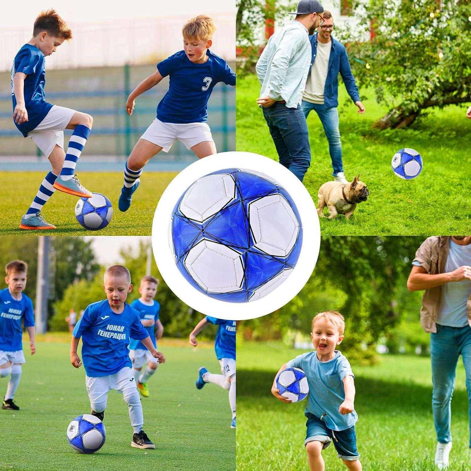 Paquete de 6 Balones de Fútbol ELKCIP Tamaños 3, 4 y 5