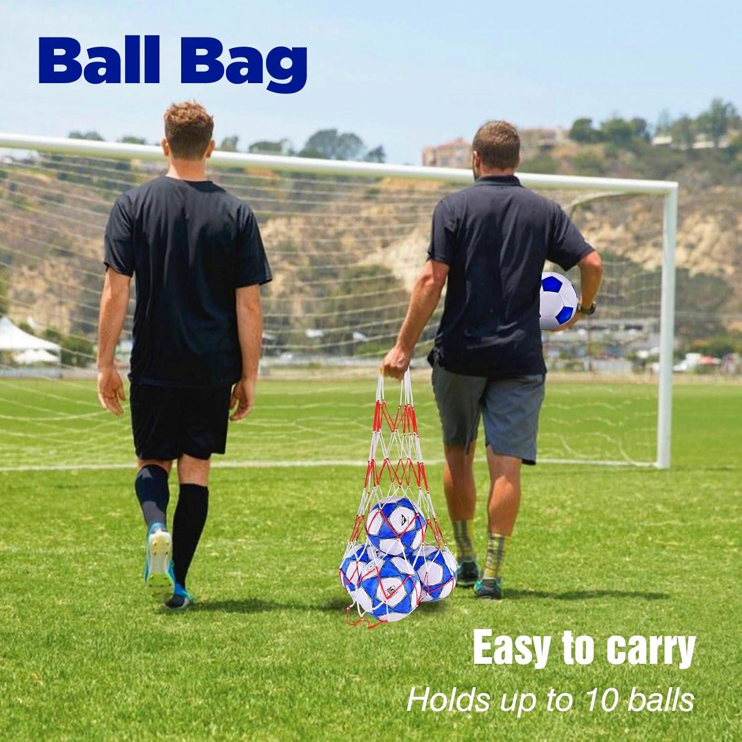 Paquete de 6 Balones de Fútbol ELKCIP Tamaños 3, 4 y 5