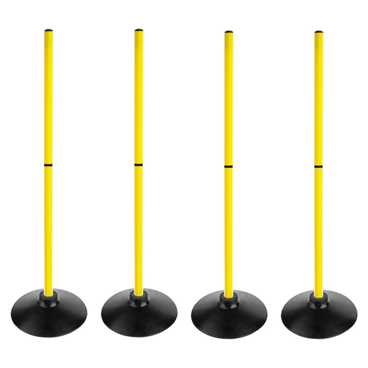 Conjunto de postes de agilidad ASENVER 3.3 FT entrenamiento