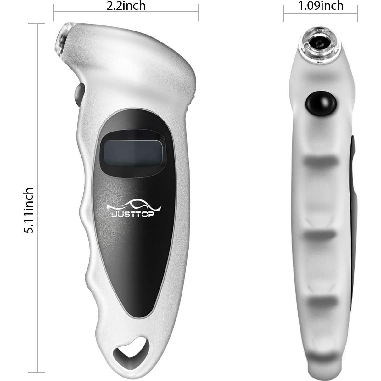 Medidor Digital de Presión de Neumáticos JUSTTOP 150 PSI