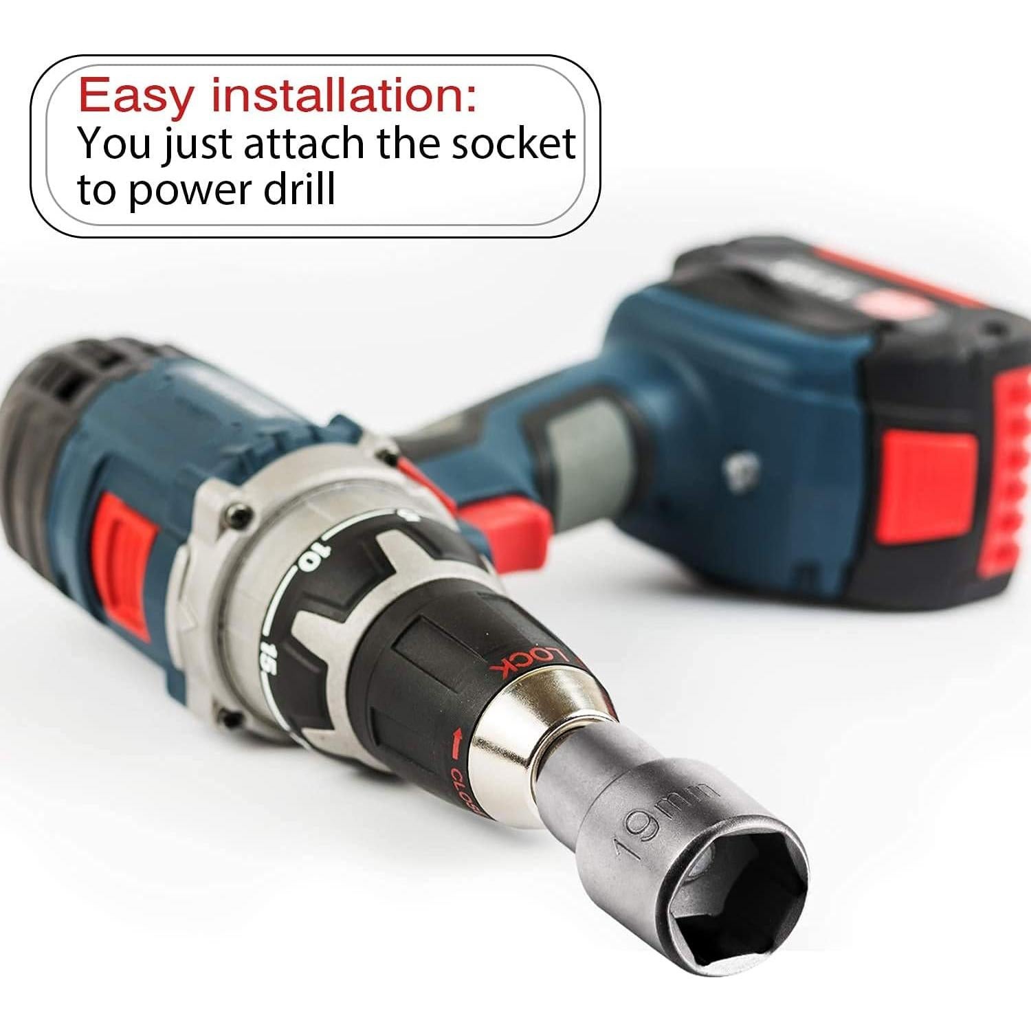 Cambiador Rápido Hexagonal Utoolmart 10mm 150mm Acero