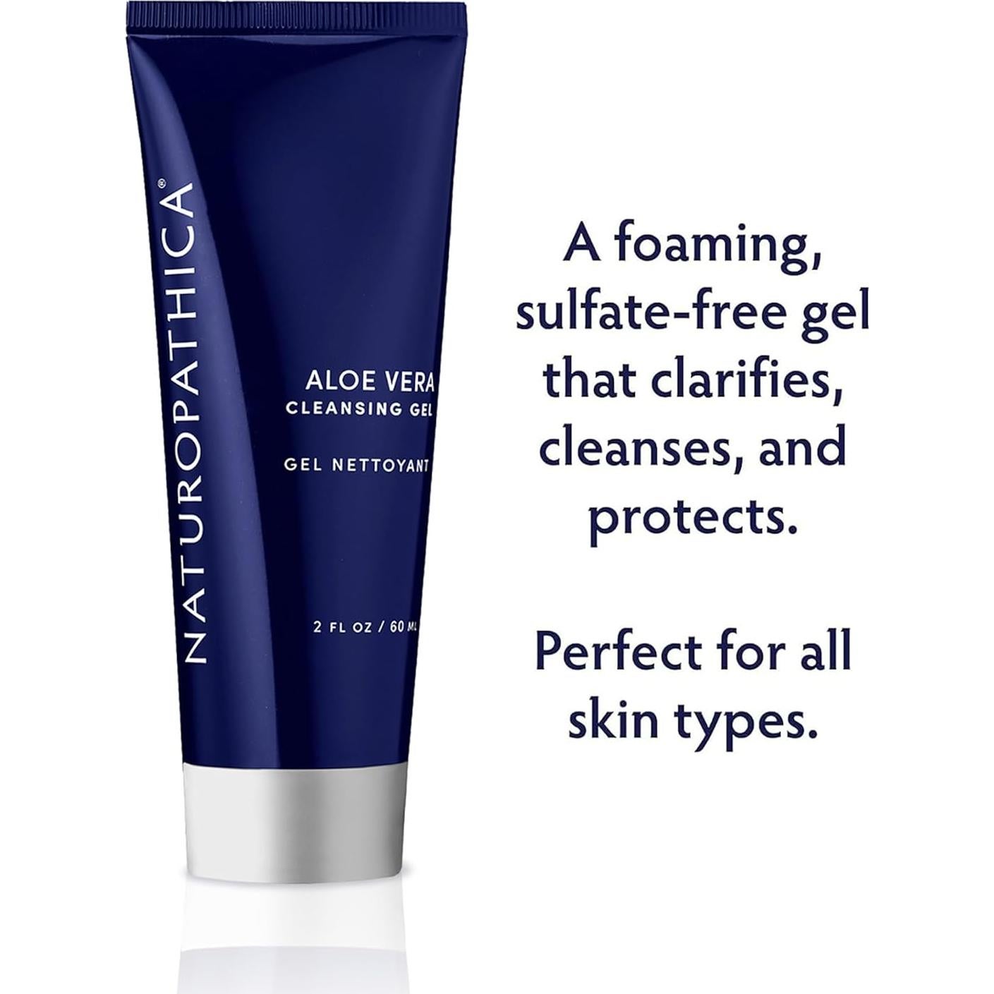 Gel Limpiador Facial Naturopathica Aloe Vera 59 ml Sin Sulfatos