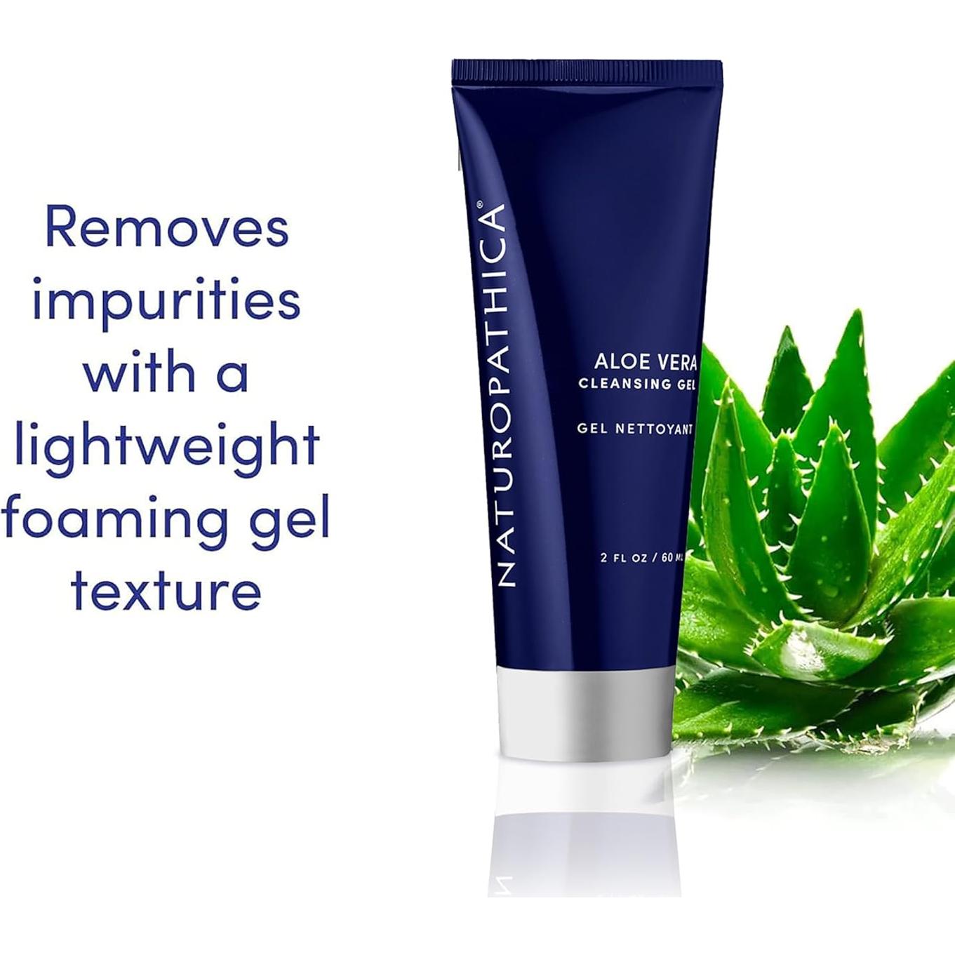 Gel Limpiador Facial Naturopathica Aloe Vera 59 ml Sin Sulfatos