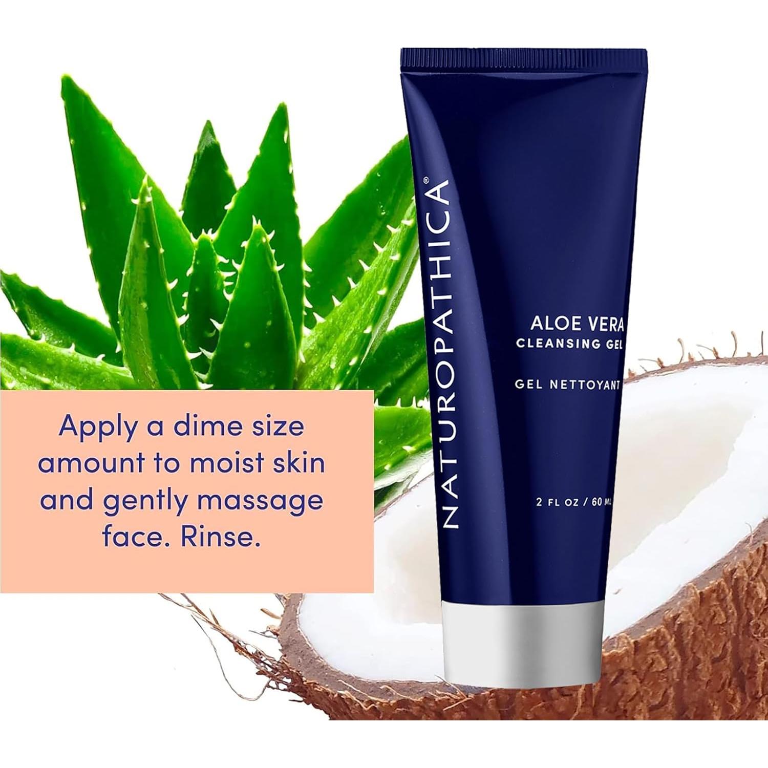 Gel Limpiador Facial Naturopathica Aloe Vera 59 ml Sin Sulfatos