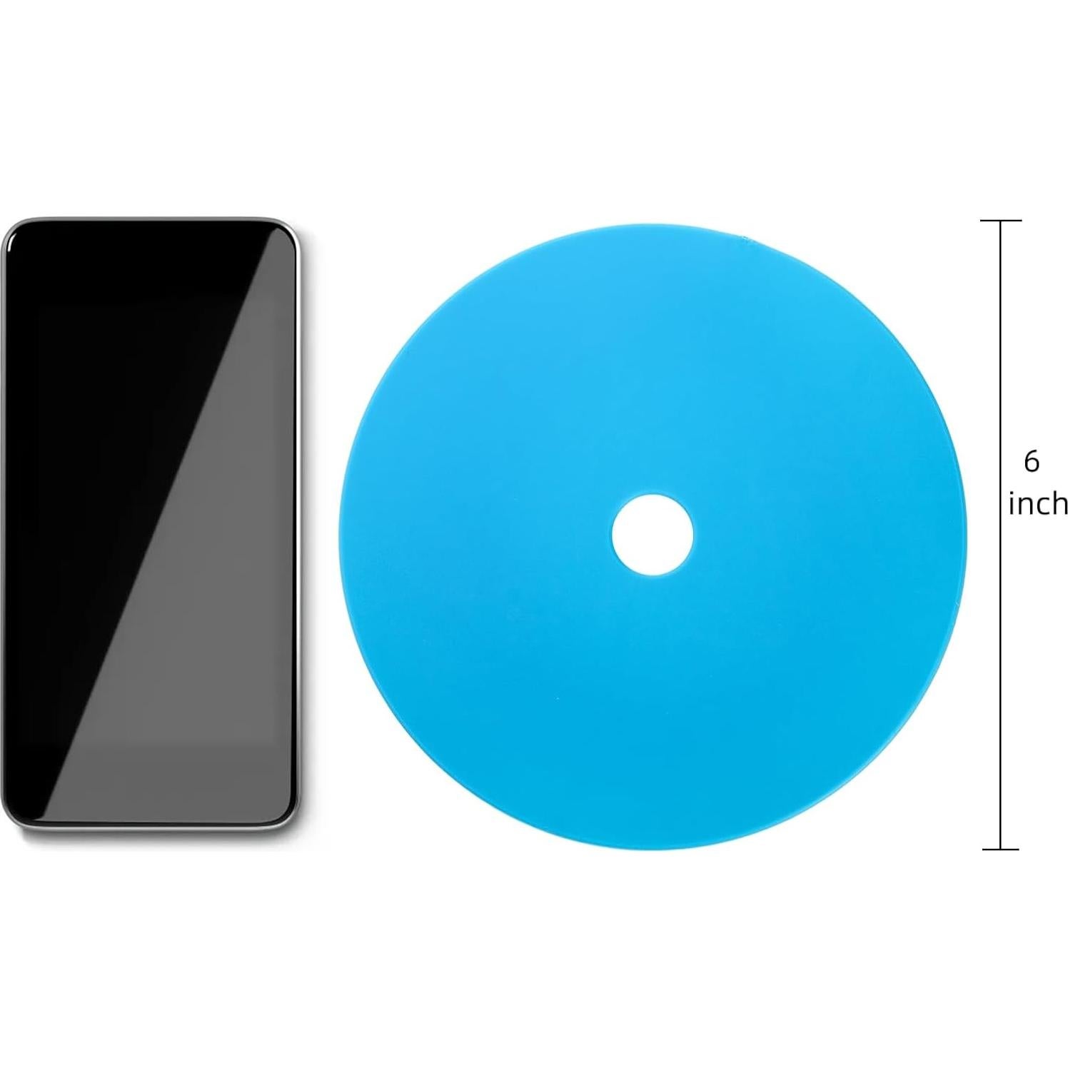 20 Conos Planos Eorbow 15 cm Antideslizantes para Entrenamiento