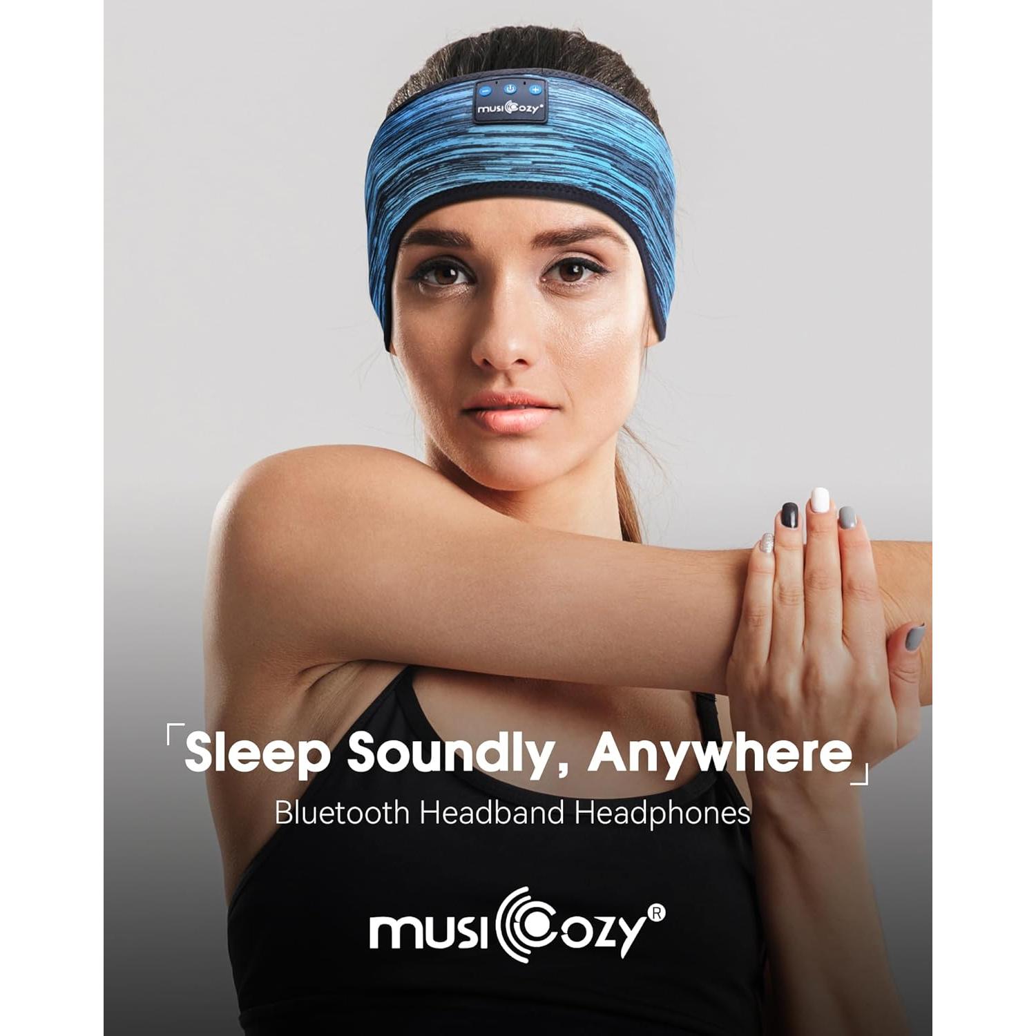 Auriculares para Dormir Bluetooth MUSICOZY Banda Cabeza 5.4