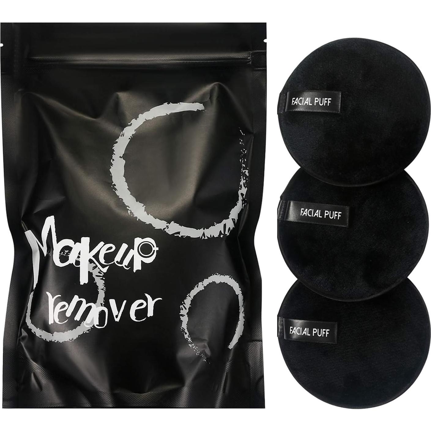 Vtrem Almohadillas Desmaquillantes Reutilizables 3 PCs Microfibra