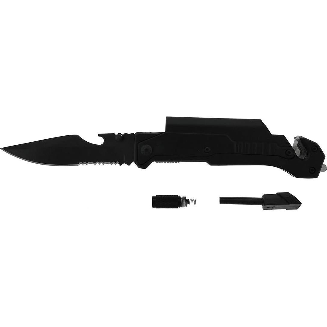 Cuchillo de Supervivencia 6 en 1 Gifts Infinity Negro