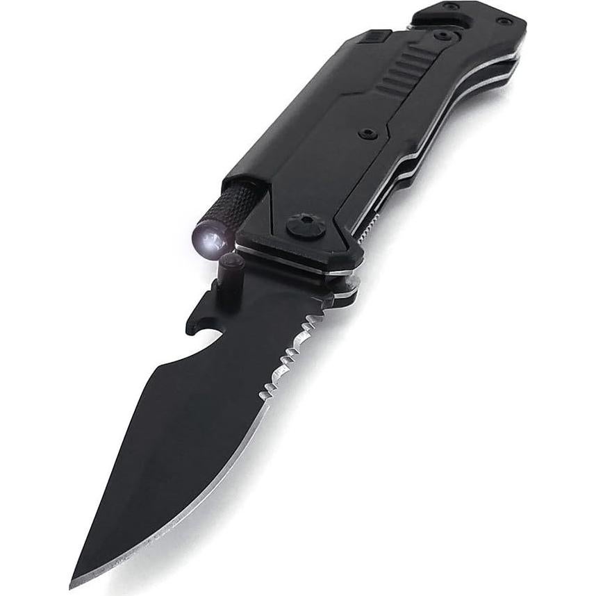 Cuchillo de Supervivencia 6 en 1 Gifts Infinity Negro