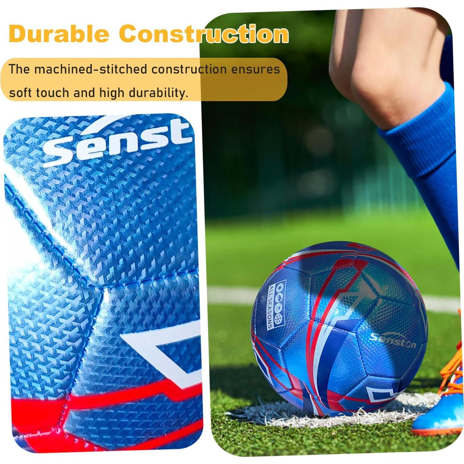 Balón de Fútbol Senston Tamaño 5 con Bomba Incluida