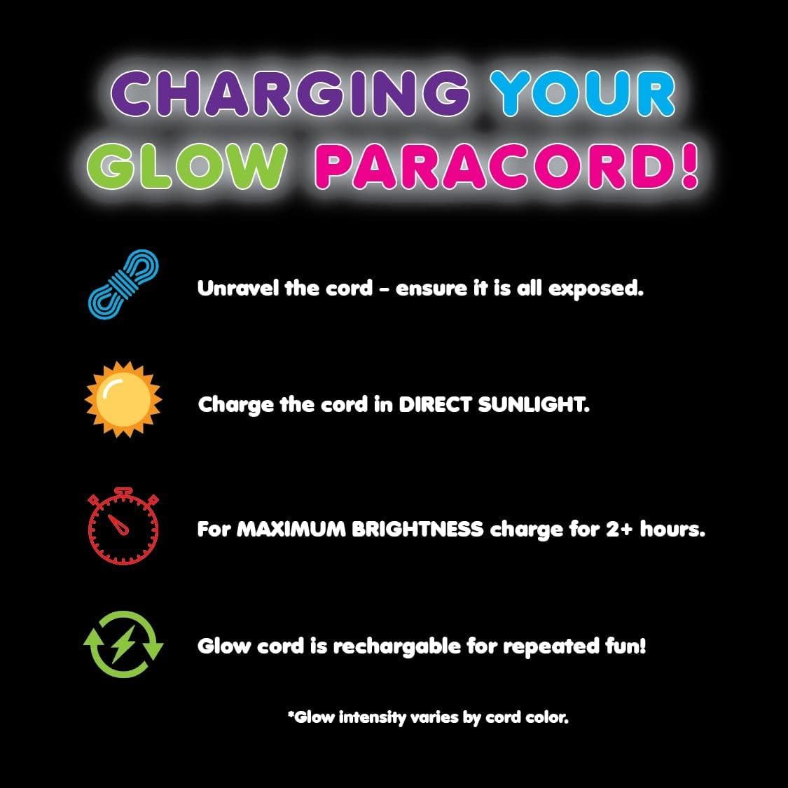 Cuerda Paracord Brillante en la Oscuridad West Coast 30.48m