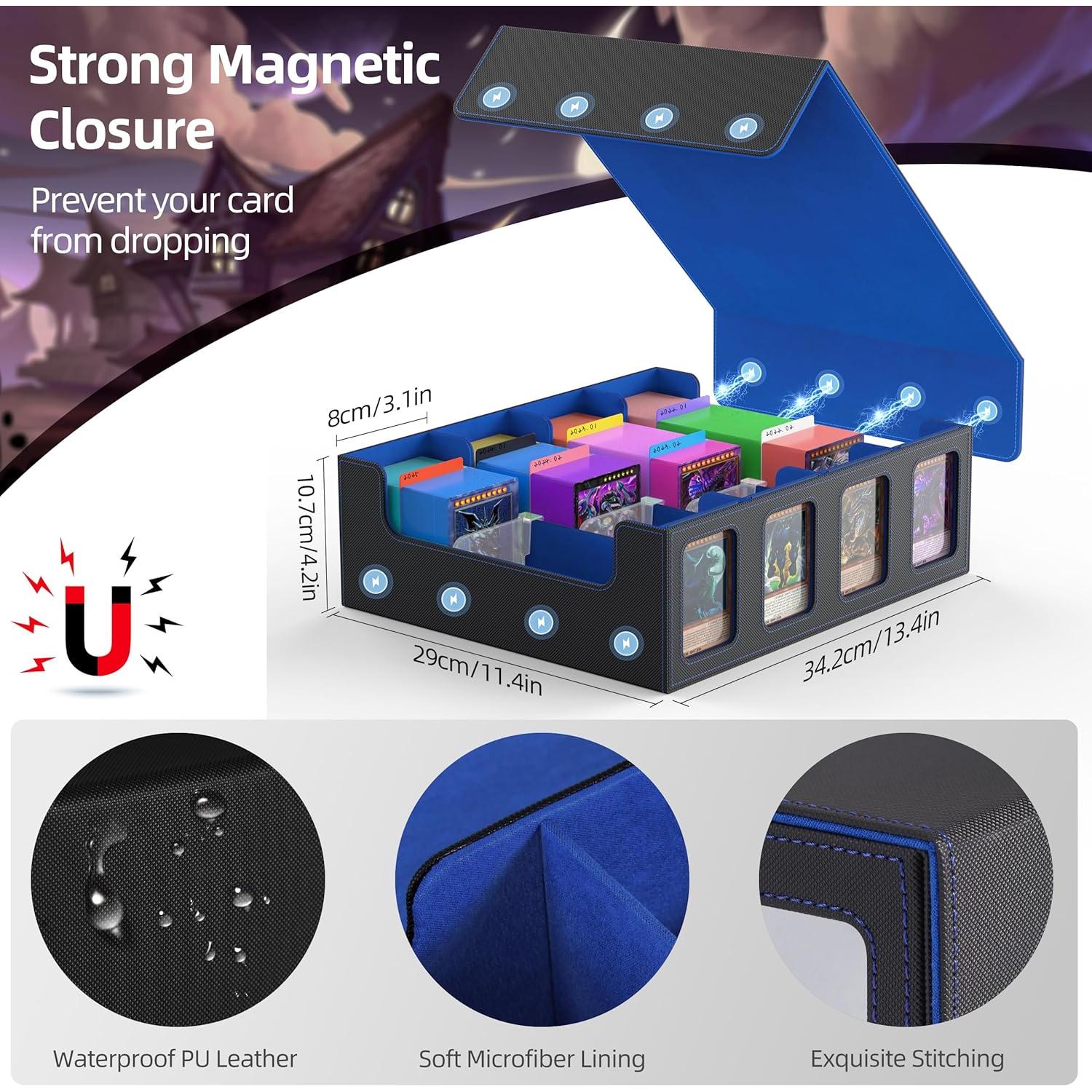 Caja de Almacenamiento de Cartas Miroddi 3000+ con Divisores