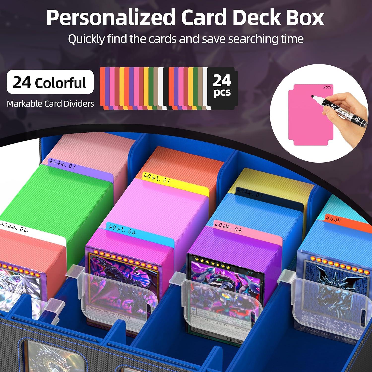 Caja de Almacenamiento de Cartas Miroddi 3000+ con Divisores