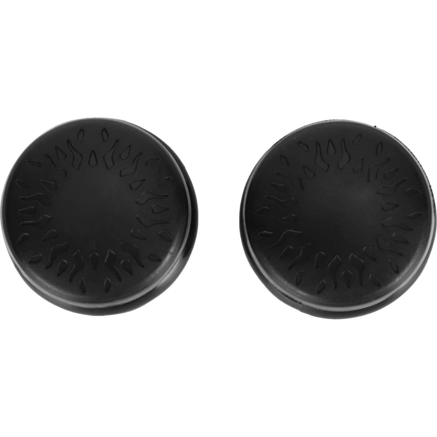 2 Piezas Cubiertas de Silicona para Joystick Heayzoki Negro