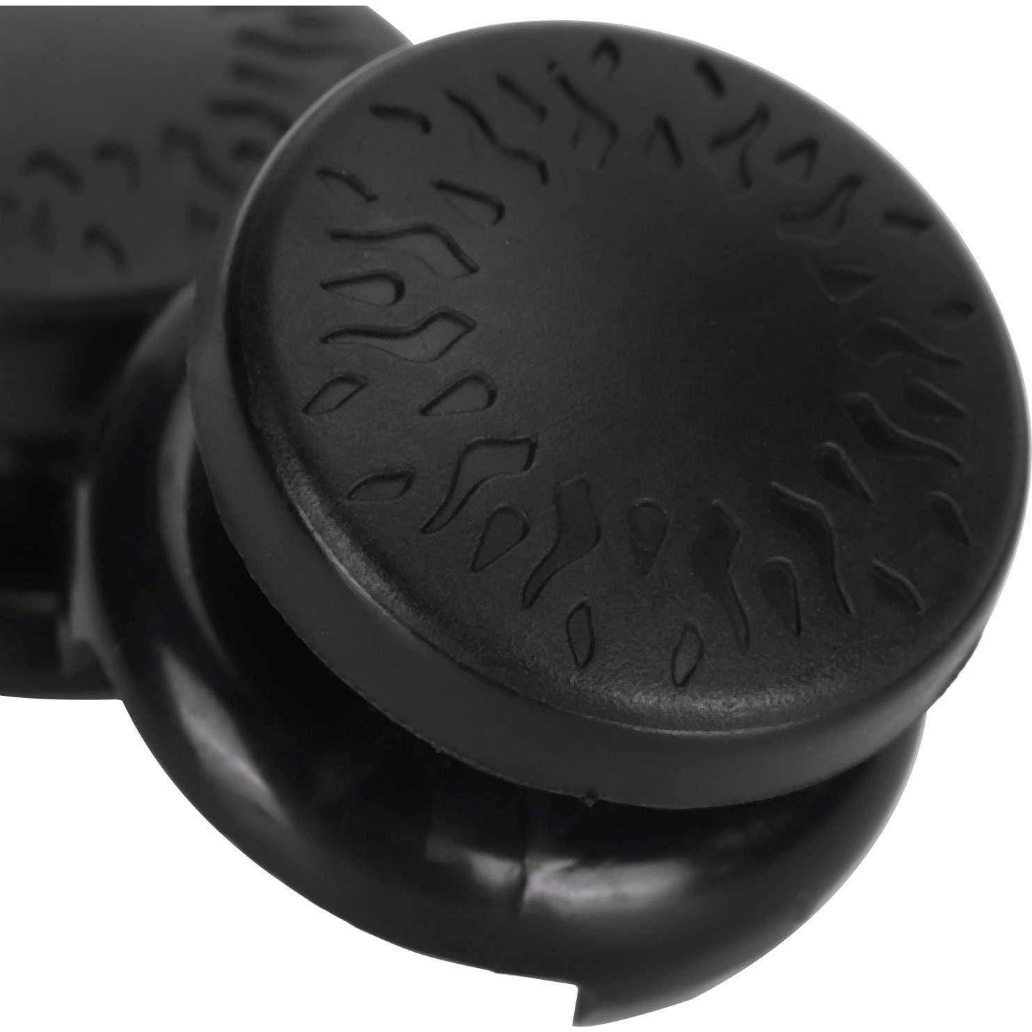 2 Piezas Cubiertas de Silicona para Joystick Heayzoki Negro