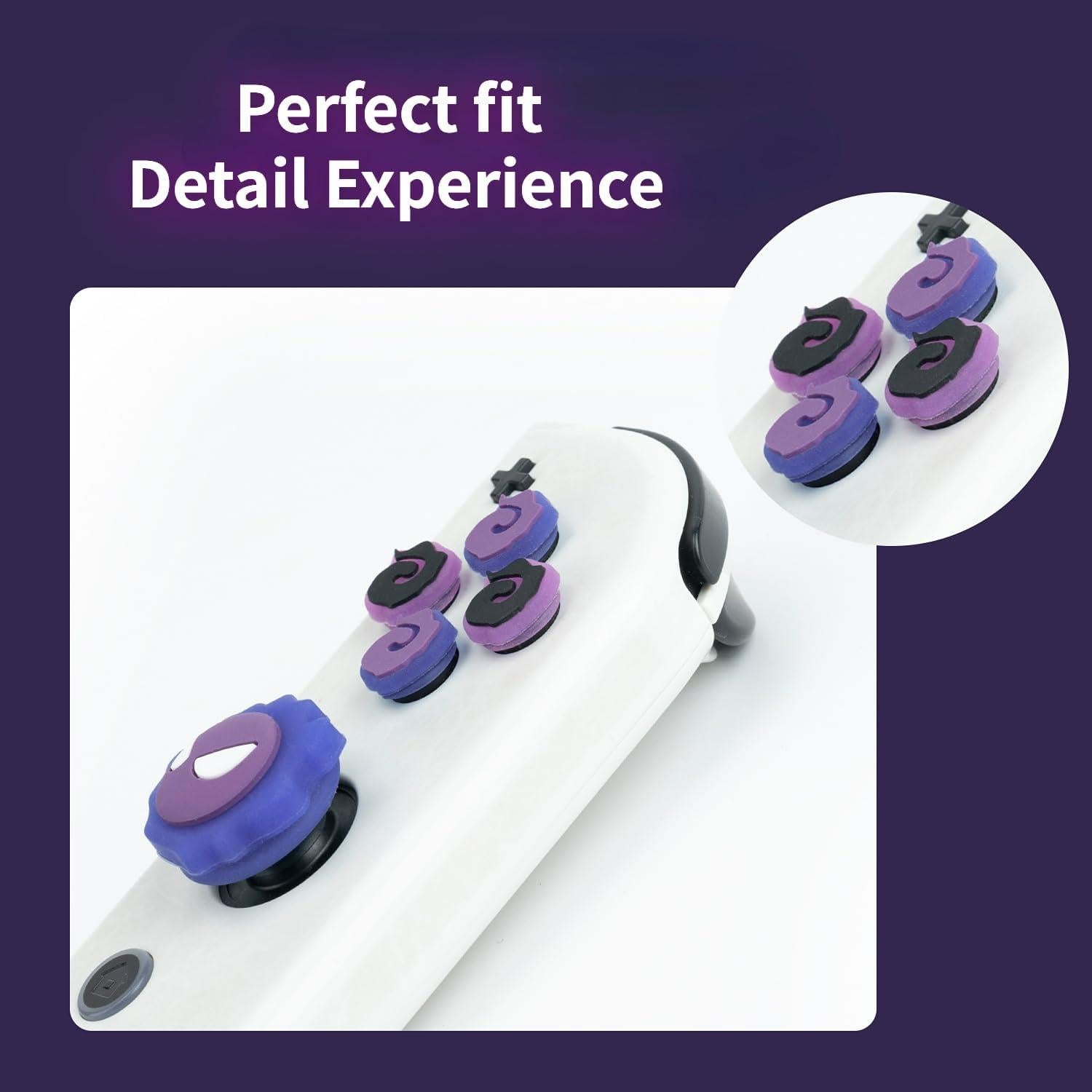 Tapas de Botones D-Pad Jusy para Nintendo Switch OLED 3D