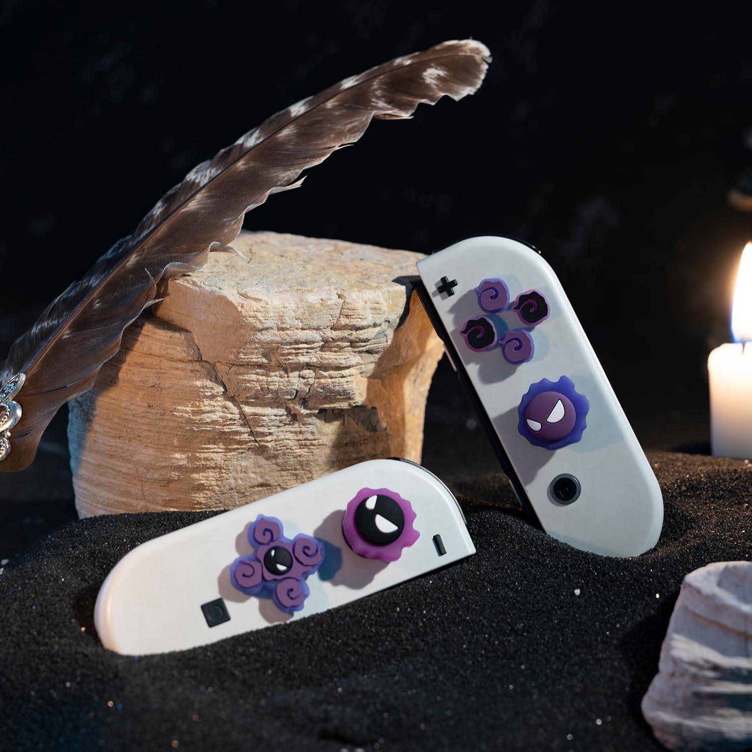 Tapas de Botones D-Pad Jusy para Nintendo Switch OLED 3D