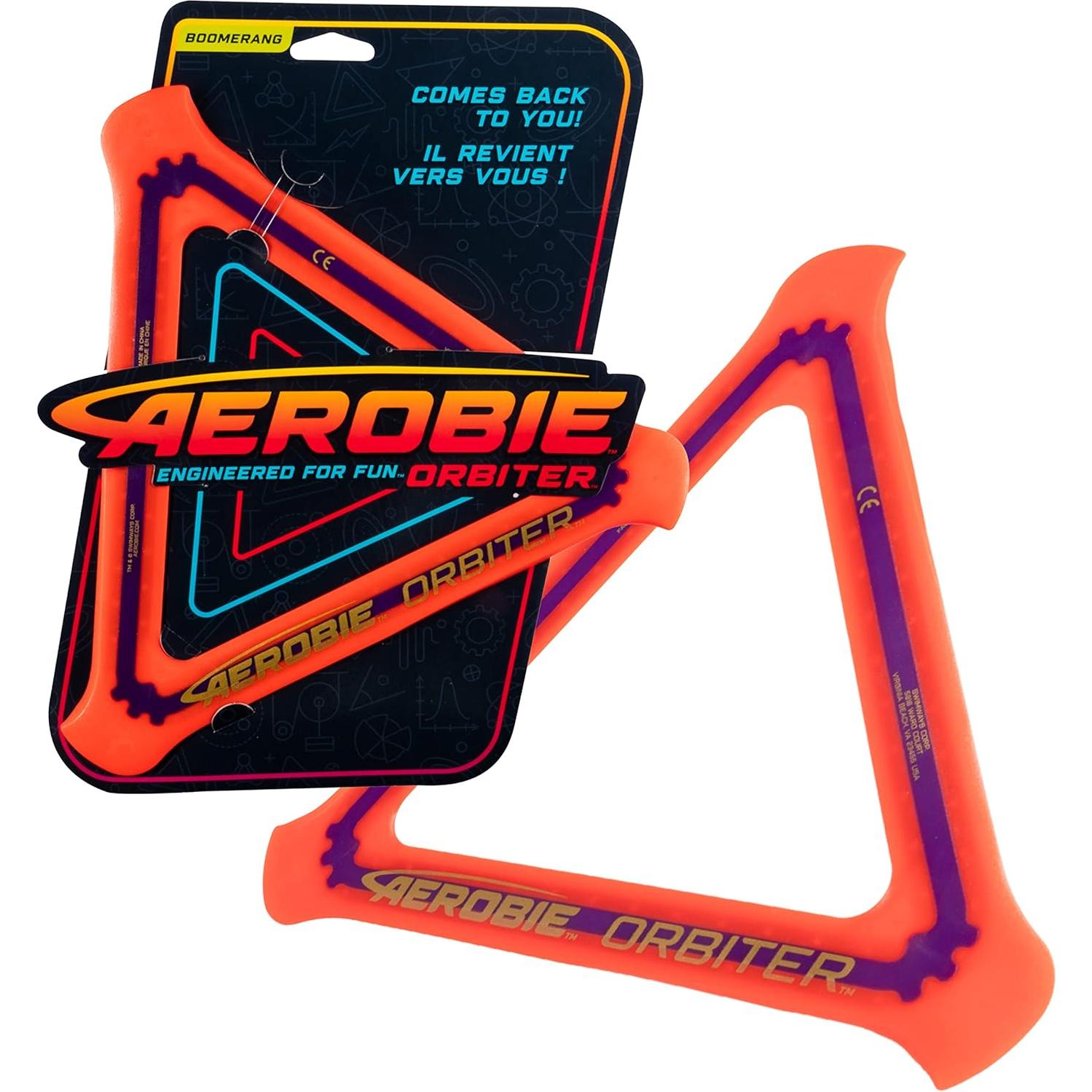 Boomerang Orbiter Aerobie 30C12, 29.21 cm, Colores Surtidos