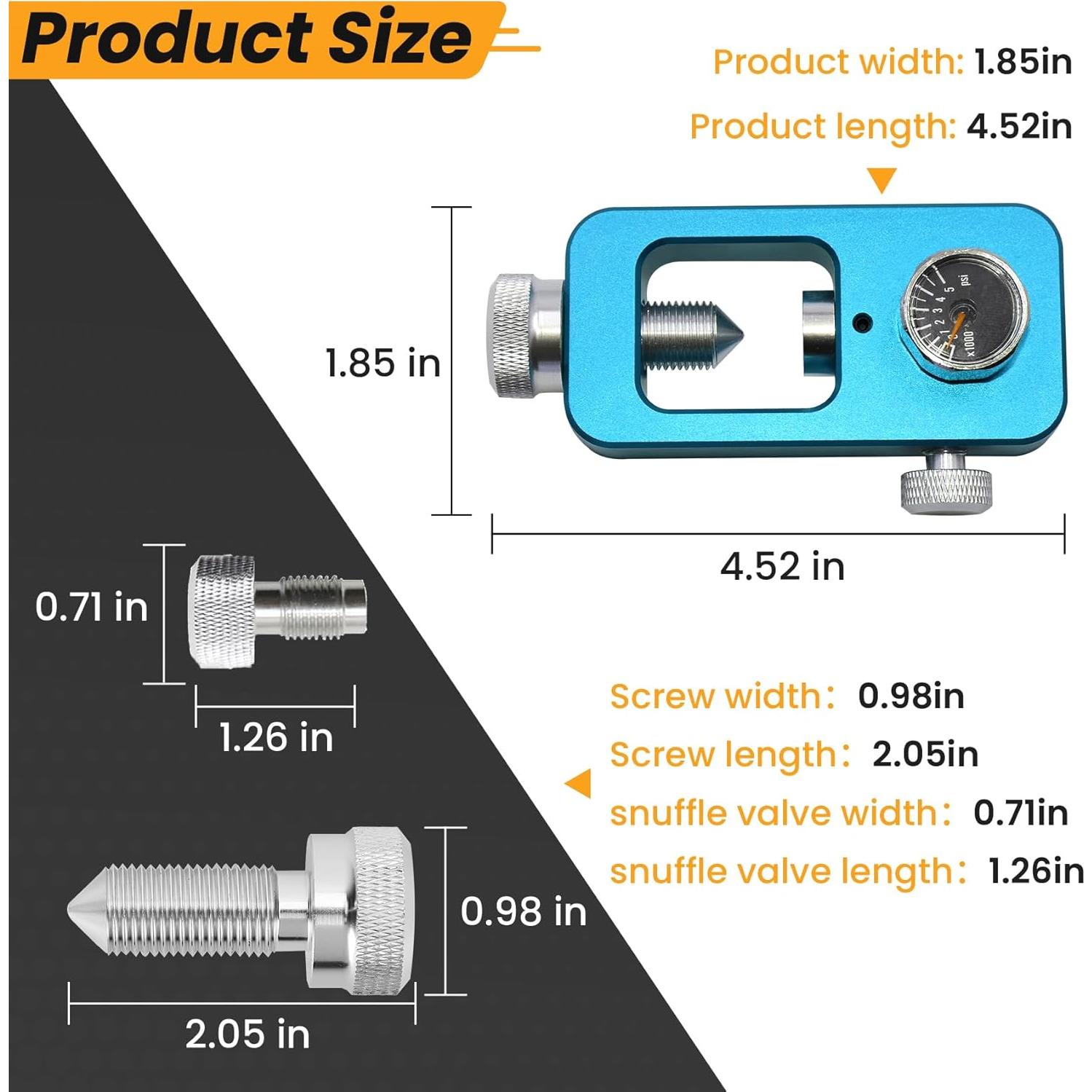 Adaptador de Válvula DIN SUMNEW para Buceo y Paintball