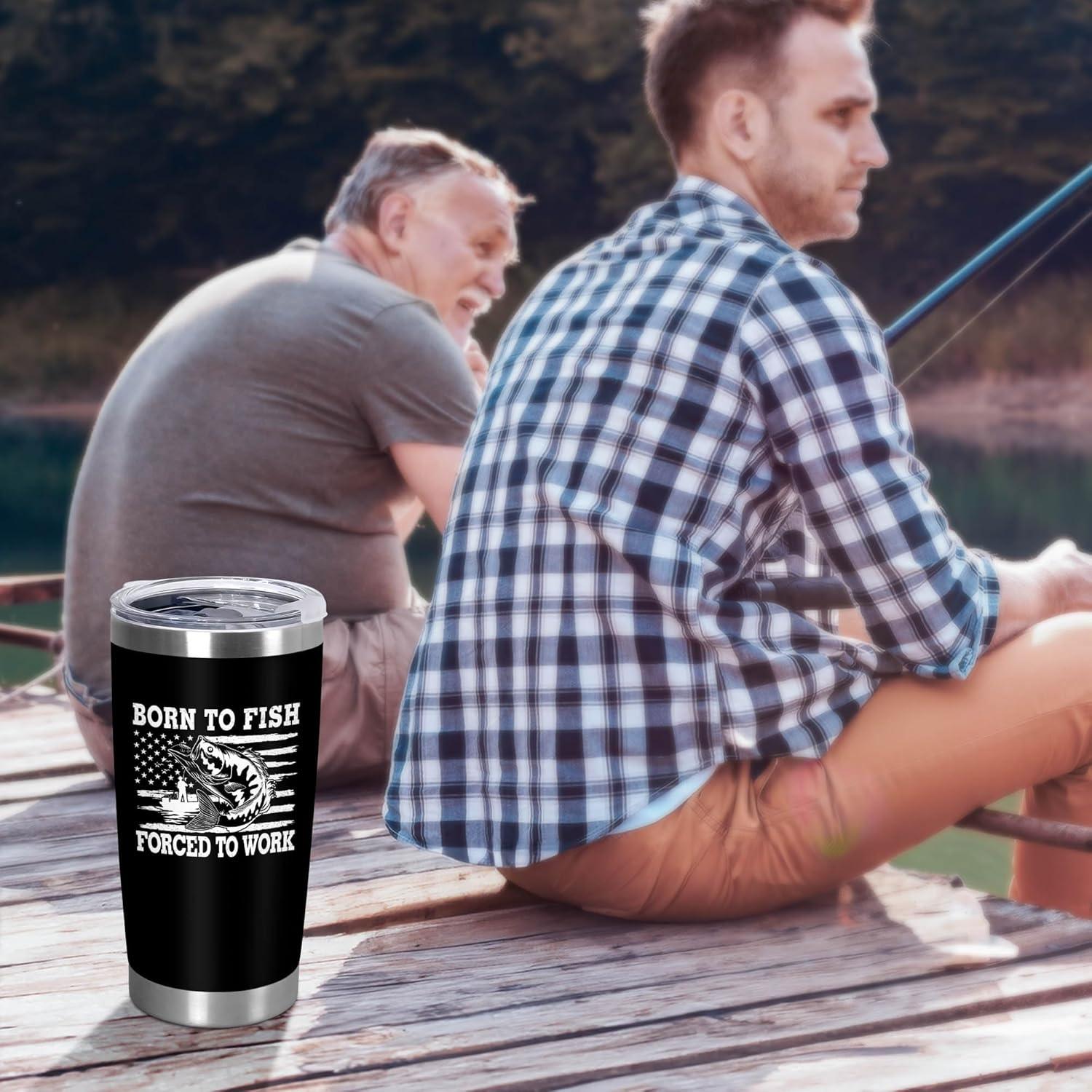 Vaso de Café Aislado 20 oz AXIARA Negro para Pescadores