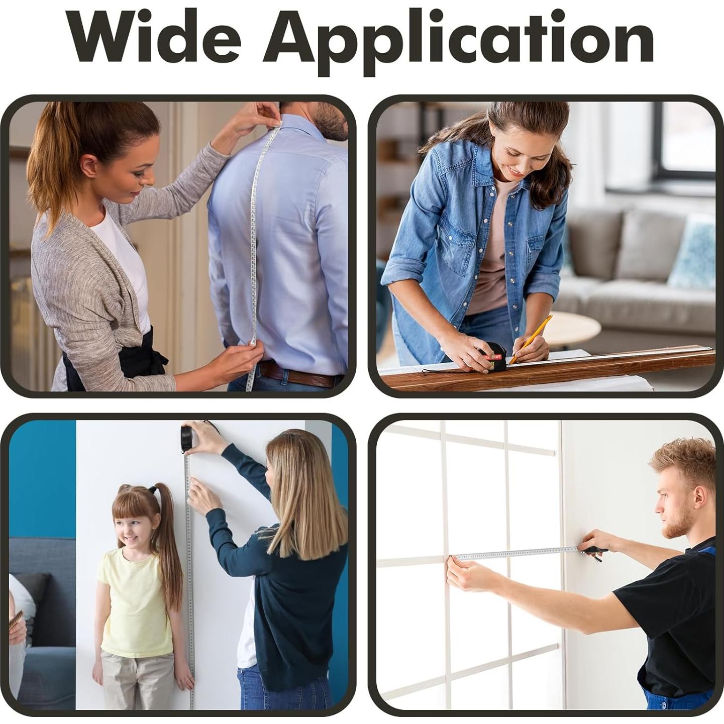 50 Cintas Métricas Retráctiles 2m Copkim - Regalos Prácticos