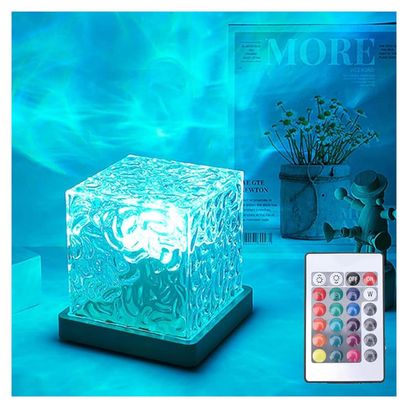 Proyector de Olas del Océano Growalleter 16 Colores Control Remoto