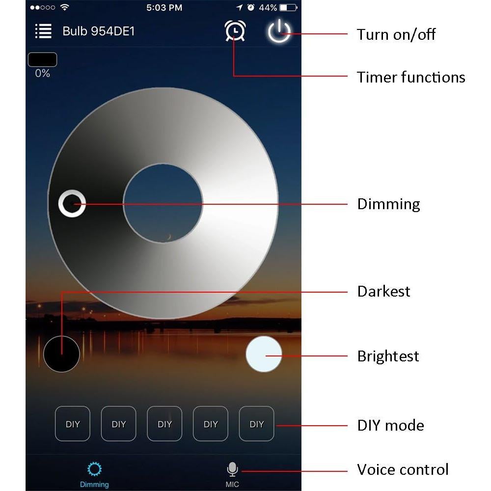 Kit de Luces LED Empotradas FVTLED 10pcs Blanco Cálido WiFi