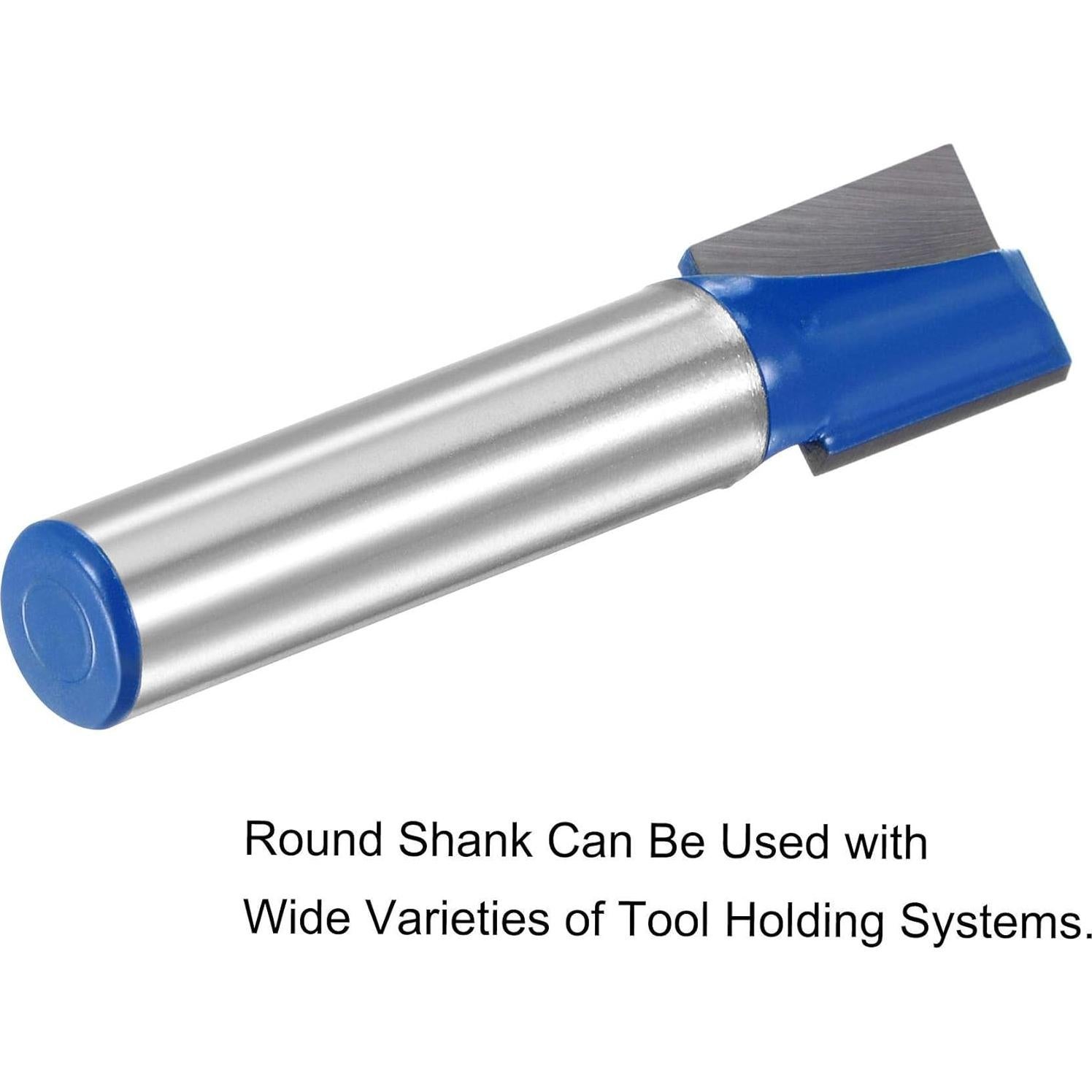 Fresa de Limpieza Inferior 10mm uxcell Carburo 2 Flautas