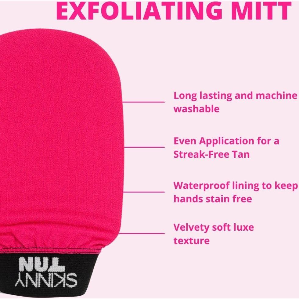 Mitón Exfoliante Skinny Tan Doble Cara - Suave y Efectivo