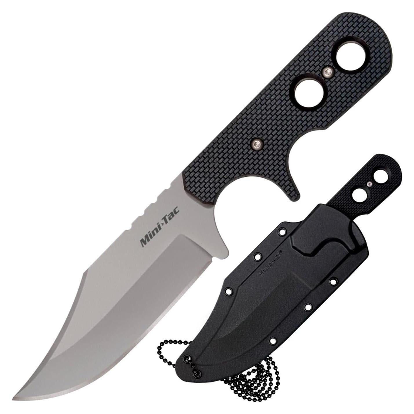 Cuchillo Cold Steel Mini Tac Bowie 9,21 cm Fijo con Funda
