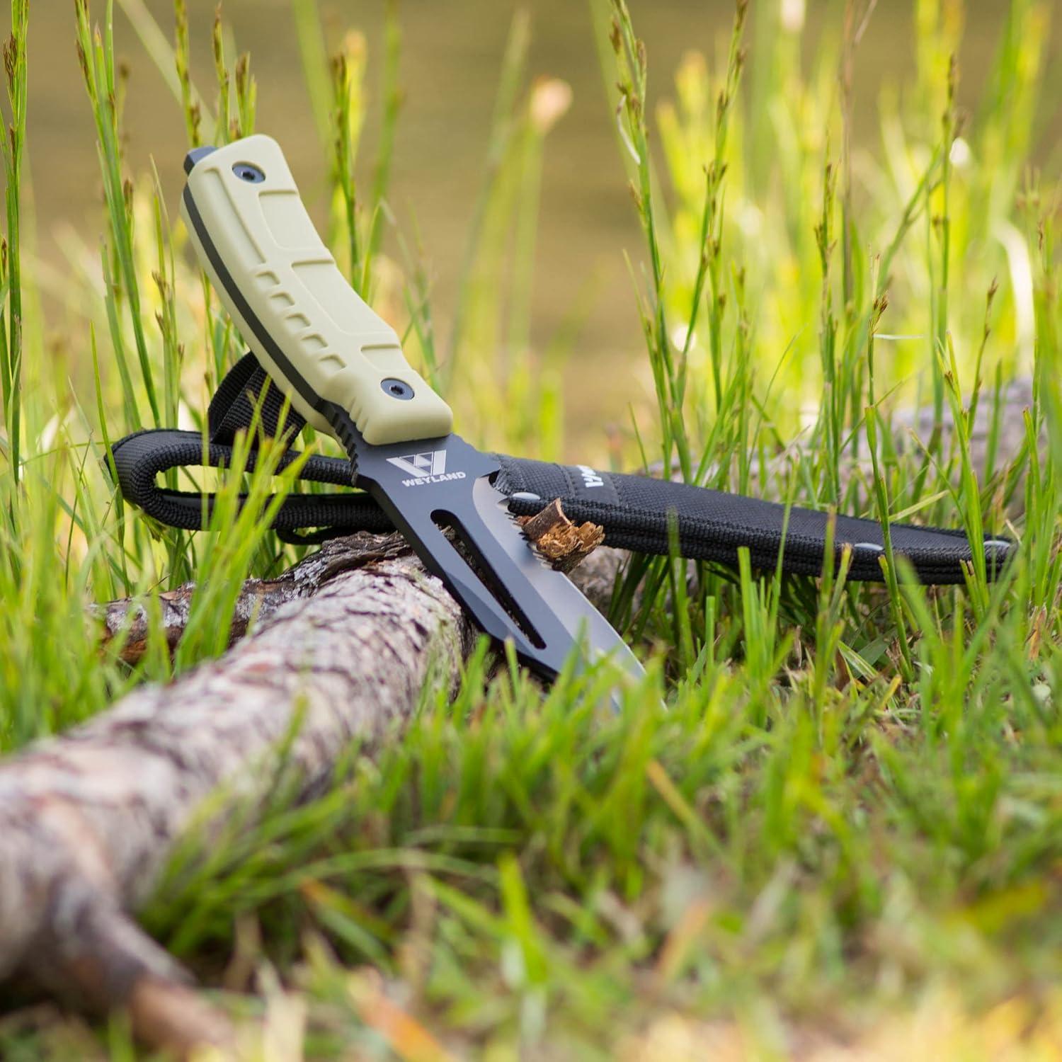 Cuchillo Táctico WEYLAND 2S-TKUZ-H7YR con Funda MOLLE