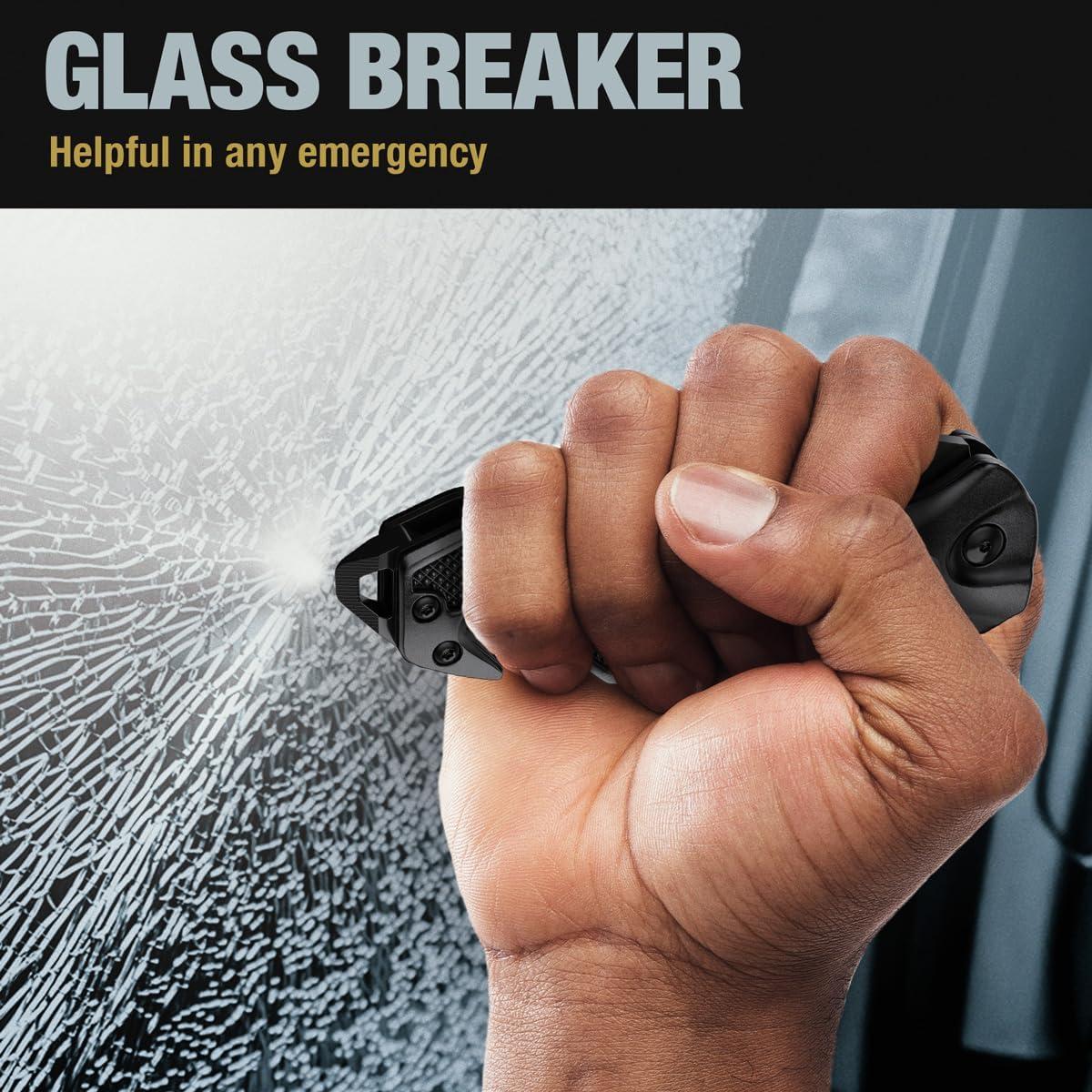 Cuchillo de bolsillo GOOD WORKER 7.49 cm con rompevidrios