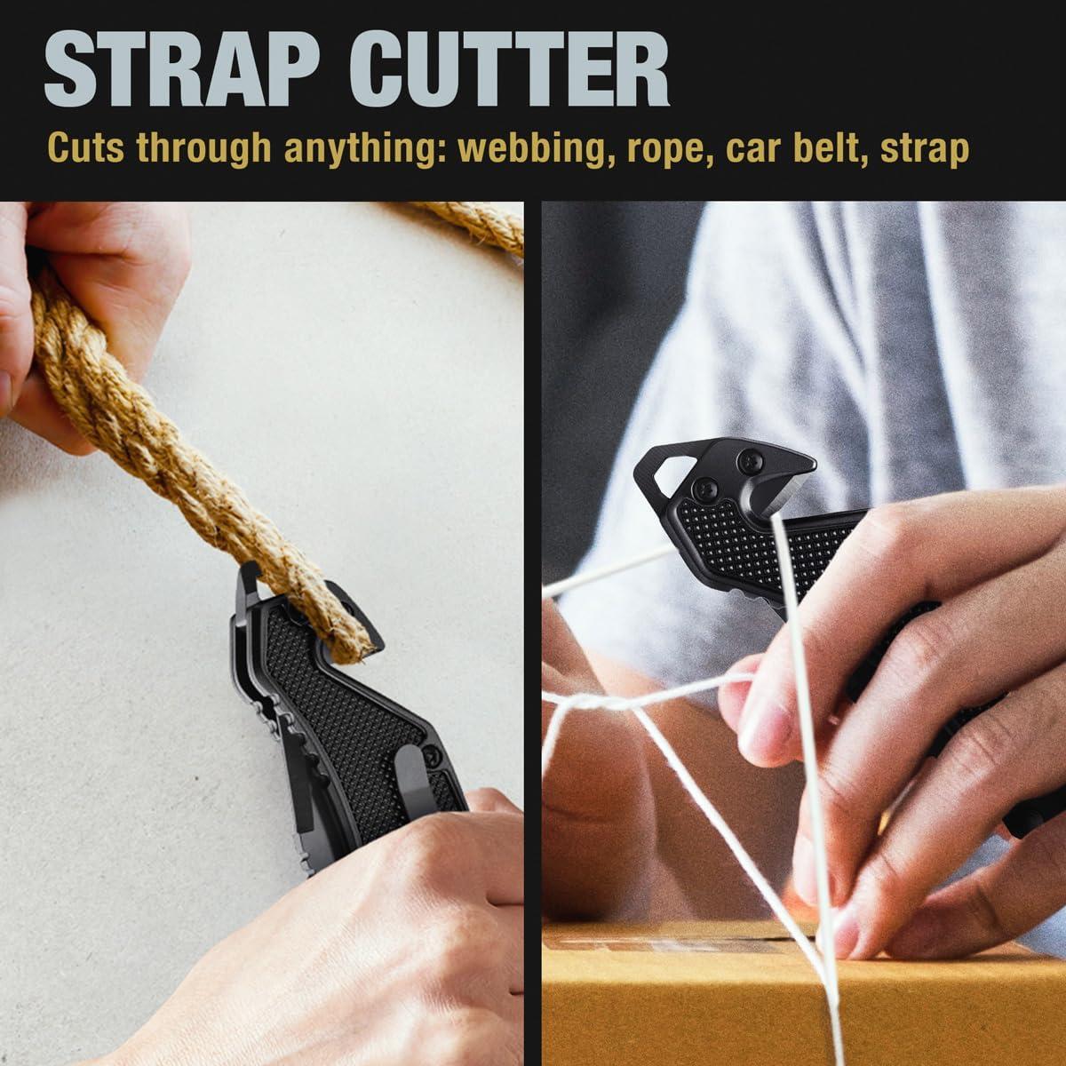 Cuchillo de bolsillo GOOD WORKER 7.49 cm con rompevidrios