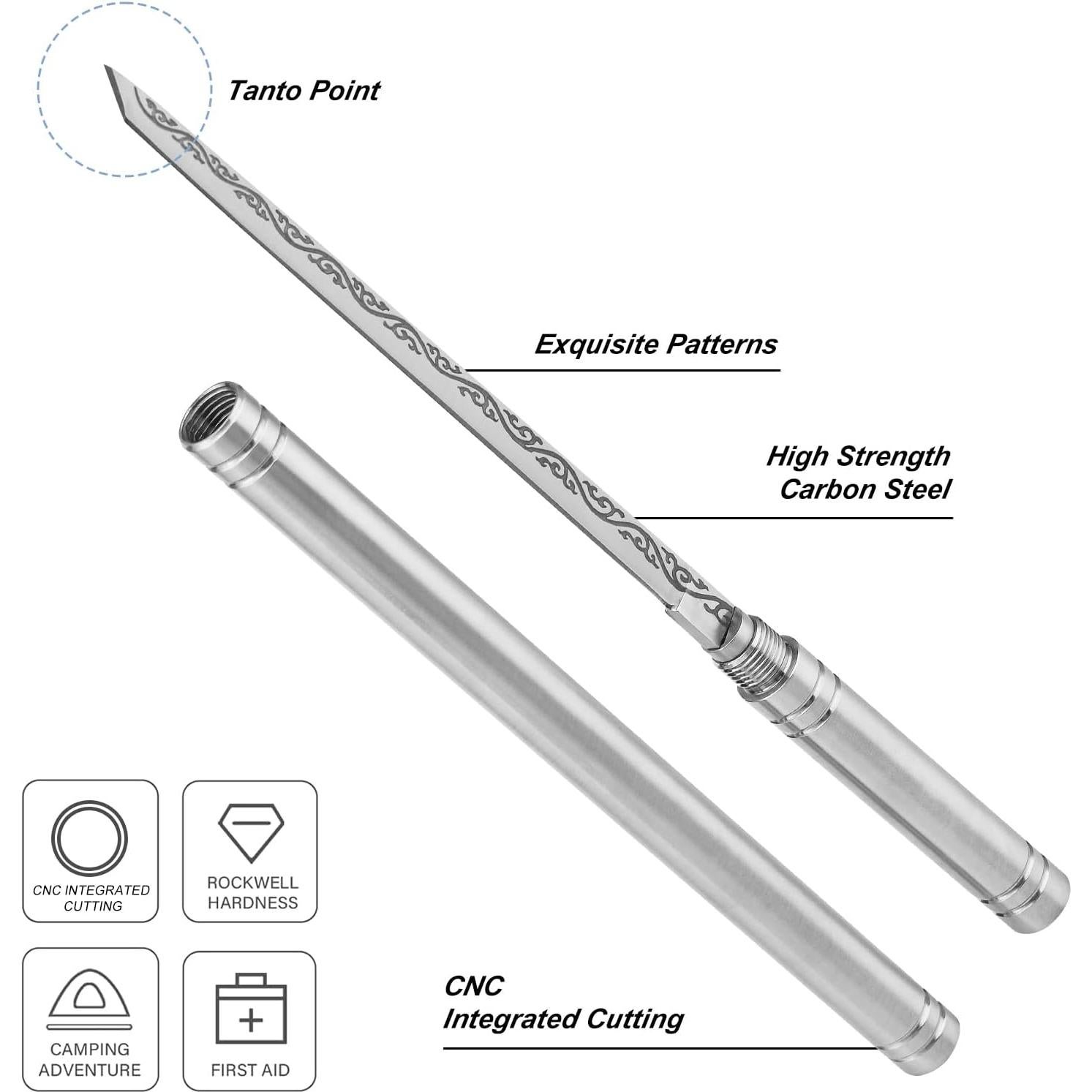 Cuchillo de bolsillo Treszen TZD acero inoxidable 24.13 cm