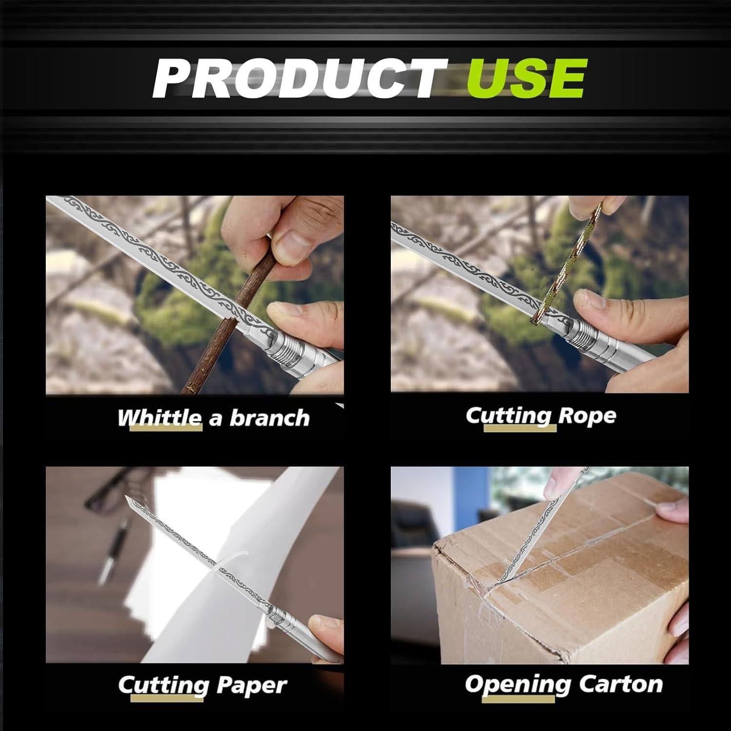 Cuchillo de bolsillo Treszen TZD acero inoxidable 24.13 cm