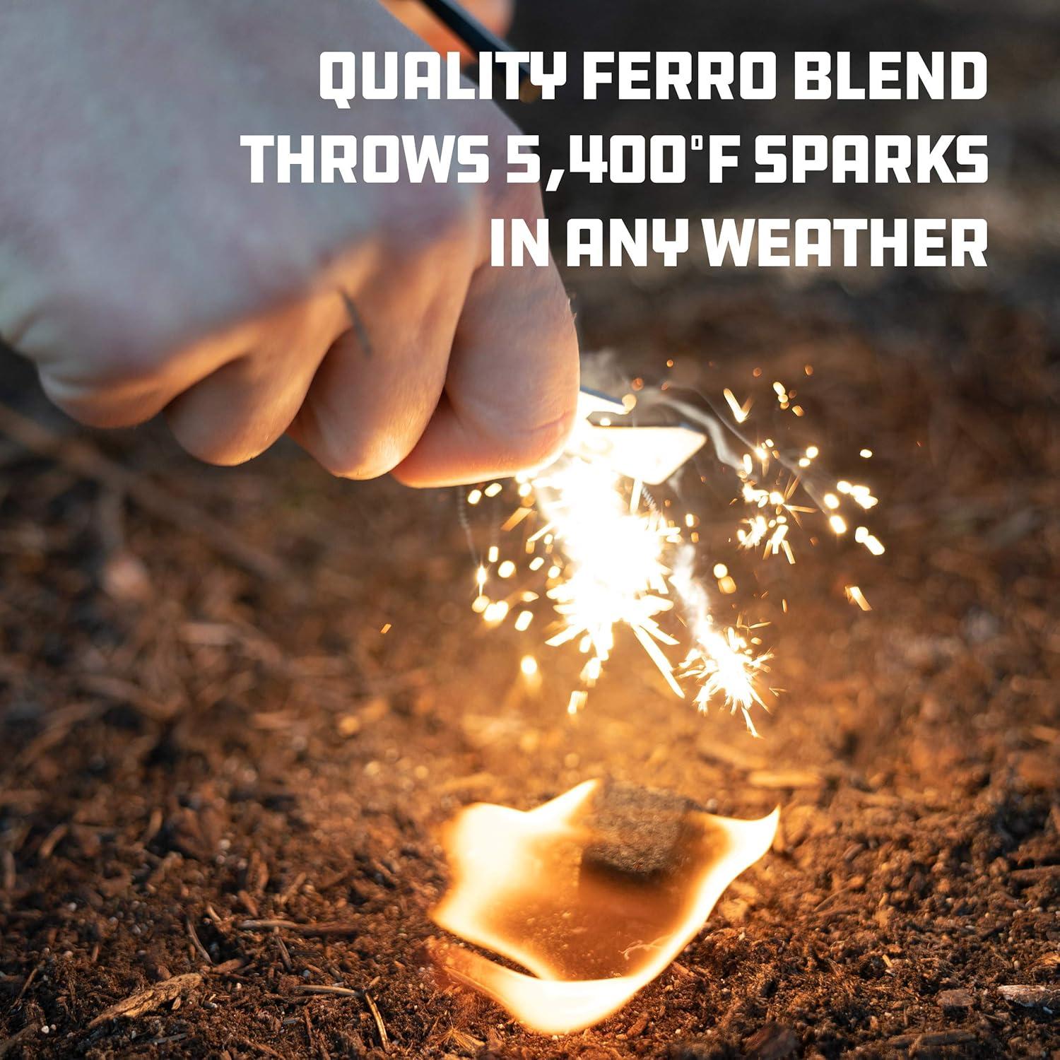 UCO Titan Fire Striker Iniciador de Fuego 20,000 Golpes